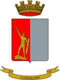 Wappen des Logistikbataillons der Legnano Brigade des italienischen Heers