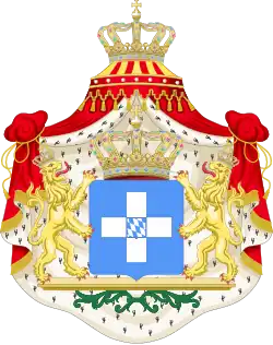 Das Wappen Griechenlands unter Otto von Wittelsbach (1831–1863)