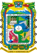 Wappen von Puebla Estado Libre y Soberano de Puebla Tlahtohcayotl Puebla