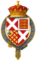 Wappen von Sir Henry Neville, 5. Earl of Westmorland, KG