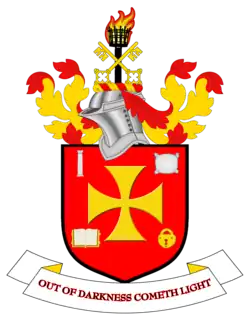 The coat of arms of Wolverhampton City Council