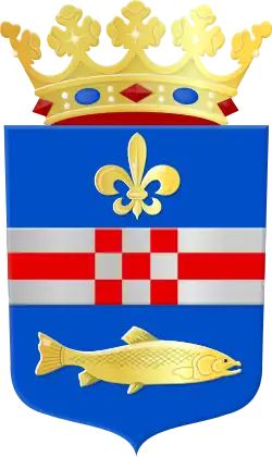 Wappen der Gemeinde Zwartewaterland