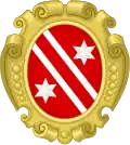 Wappen der Buonaparte aus San Miniato, Toskana