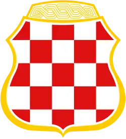 Wappen der Kroaten in Bosnien-Herzegowina