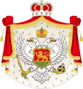 Wappen des Königreichs Montenegro (1910–1918)