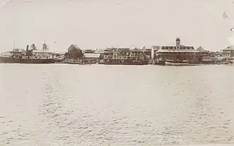 Hafen und Stadt im Jahr 1904