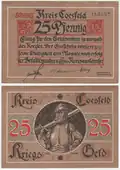 Coesfeld 25 Pfennig, undatiert