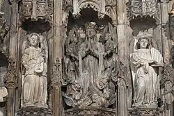 Madonna und musizierende Engel am Grabmal von Alfons&nbsp;I.