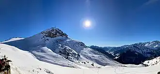 Col Rodella vom Rifugio Friedrich August aus gesehen