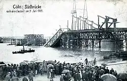 Einsturz der Südbrücke am 9. Juli 1908