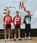 Podium der Profis 2015: Enzo Wouters, Alex Geukens, Alexander Krieger (v.&nbsp;l.&nbsp;n.&nbsp;r.)