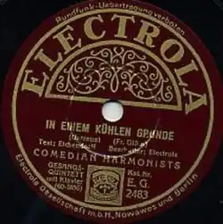 Plattenlabel In einem kühlen Grunde