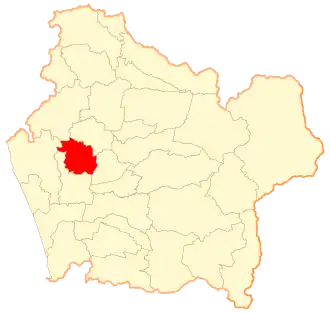 Lage von Cholchol in der Región de la Araucanía
