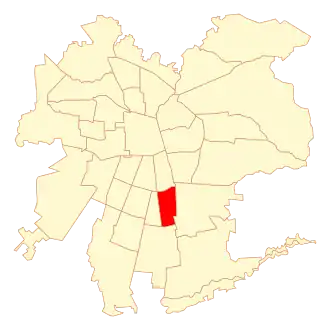 Lage von La Granja in Santiago