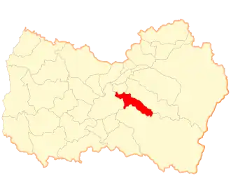 Lage der Gemeinde in der Región del Libertador General Bernardo O’Higgins