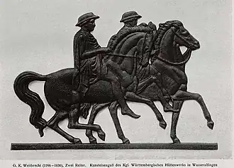 Durchbrochenes Relief.