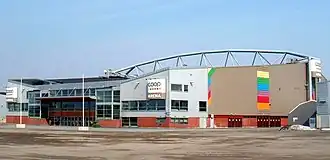 Außenansicht der Coop Norrbotten Arena
