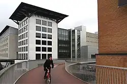 Mit dem Rad auf der Fahrradschlange