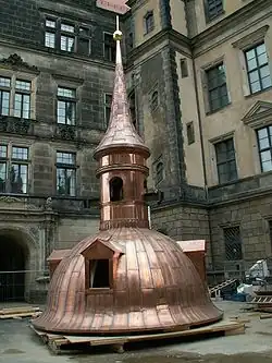 Kupferdach für das Residenzschloss Dresden