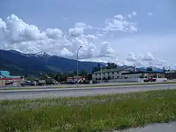 Valemount von Highway 5 aus gesehen