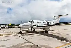 Die Beechcraft King Air der Coral Sun Airways