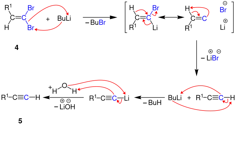 Corey-Fuchs-Reaktion Reaktionsmechanismus Teil 2 RMV5