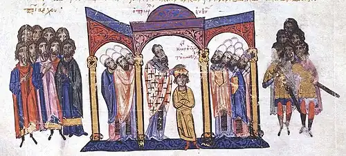 Krönung des Konstantin VII., Chronik des Johannes Skylitzes