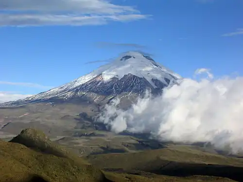 Cotopaxi 5897&nbsp;m Ecuador