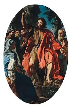 Francesco Cozza, Die Predigt Johannes des Täufers, Galleria Nazionale di Arte antica, Palazzo Barberini, Rom.