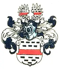 Wappen der Kratz von Scharfenstein in Siebmachers Wappenbuch (1605)