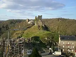 Burgruine des Schlosses von Crozant