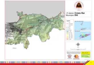 Verwaltungsgliederung der Gemeinde Dili