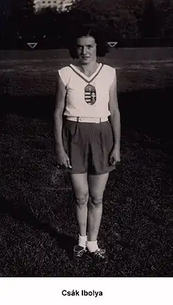 Olympiasiegerin Ibolya&nbsp;Csák