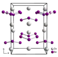 Elementarzelle von Cs2Se3