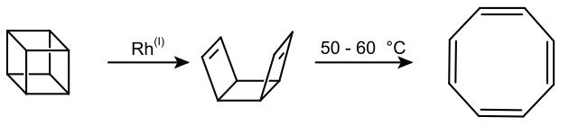 Reaktion von Cuban zum Cyclooctatetraen