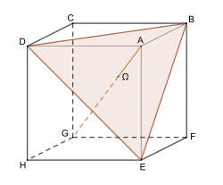 Gleichseitiges Dreieck als Schnittfläche