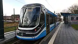 Škoda-Triebwagen in Bernsdorf, 2022