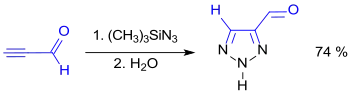 1,2,3-Trialzole durch Cycloaddition von Azid an Propinal