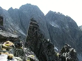 Blick vom Höhenweg Orla Perć