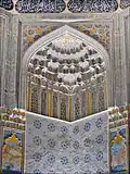 Muqarnas in der Nekropole von Shah-i-Zinda, Samarqand