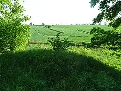 Blick vom Hügel nach Südwesten
