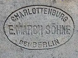 Fabrikstempel „E. March Söhne“