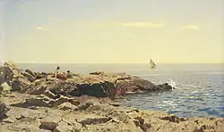 An der Küste von Eugen Dücker, 1875