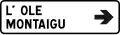 D43: Vorwegweiser auf sonstigen Straßen mit größerer Verkehrsbedeutung