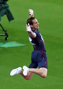 Renaud Lavillenie geteilter Rang acht mit&nbsp;5,60&nbsp;m