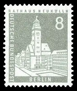 Briefmarke (1956) der Serie Berliner Stadtbilder