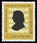 Briefmarke der Deutschen Bundespost (1956) zum 100.&nbsp;Todestag