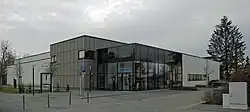 Eingangsbereich der Schwimmhalle Bühlau