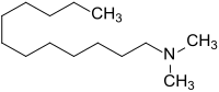 Strukturformel von N,N-Dimethylaminododecan