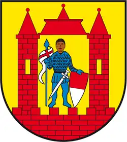Wappen von Sandau 1996 (dunkler Mohr)